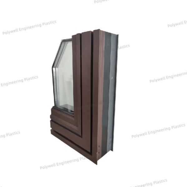 Quality Popular Design Thermal Insulation Broken Bridge Aluminum Push-Pull System Window for sale