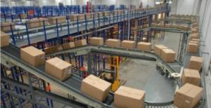 Buy cheap Cross Belt Conveyor Sorting Systems High Sorting Capacity Equipment product