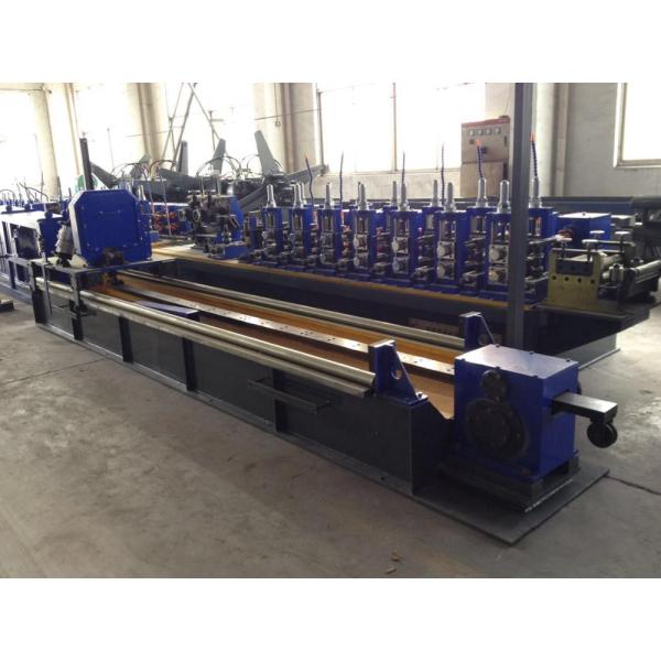 Rain Gutter Gutter Rolling Machine / Welded Pipe Roll Forming Machine