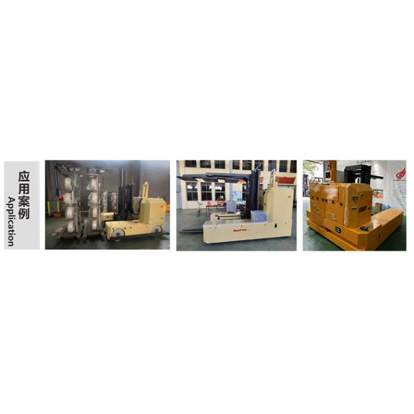 Forward Moving Automated Guided Forklift AGV 3T Load Capacity Four Wheel Drive