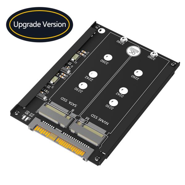 Quality 2 In 1 Combo PCI-E M.2 NVME SSD And B&M Key SSD To SFF-8639 U.2 Adapter for sale