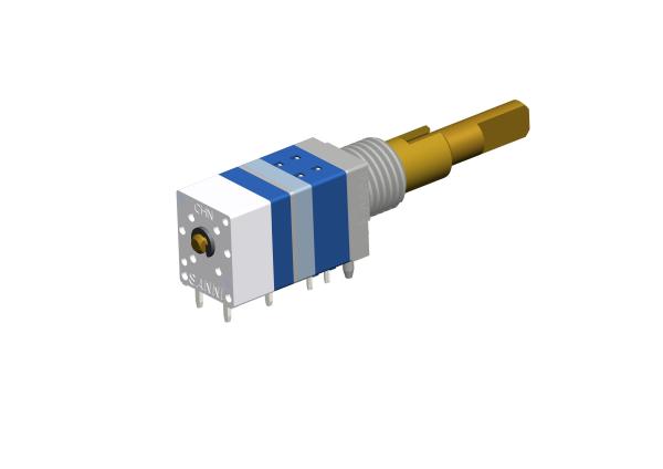 Quality Incremental Absolute Rotary Encoder Double Shaft With Rotary Switch for sale