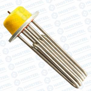 China Immersion Boiler Electric Flange Tubular Heating Element Explosion Proof on sale