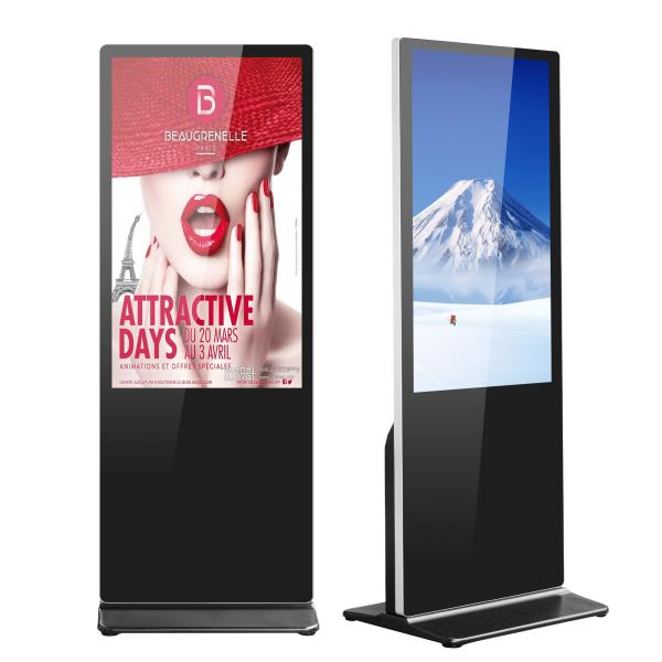 Quality Floor Stand Android Elevator Digital Signage Display 43Inch 49Inch 1080P for sale