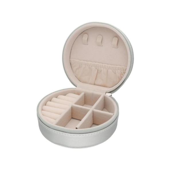 Square Jewelry Set Gift Box Mini Box for Women Girls Fashion Solid Luxury Portable PU Leather PVC Cardboard