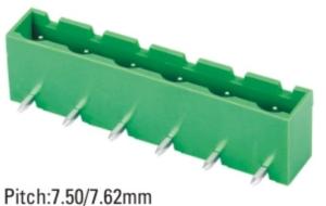 Buy cheap Plug-Terminal Block socket closed angle pin Pitch:7.62mm / 0.3 in product