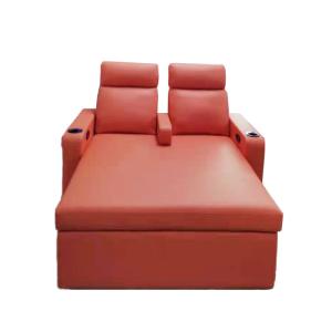 China Contemporary Reclining Power Sofa With Adjustable Headrest on sale