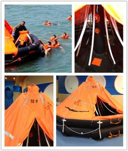 Buy cheap 10 persons solas approved safety raft, types inflatable life raft for sale product