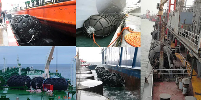 0.15 MPa Compressed Air Pneumatic Rubber Fender Low Abrasion Stable Performance