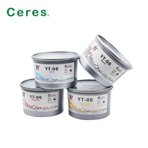 CMYK Melamine High Temperature Ink Offset Printing Solvent Based Ink 1kg Can