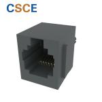 5222-E Series Without Shielded 6P6C 1*1 Port RJ11 Connector Modular Jack With