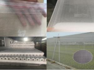 Buy cheap Black White Anti Mosquito Screen Net UV Treated Crop Protect Net 40mesh product