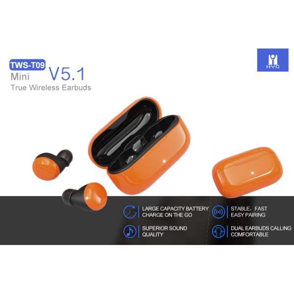 BT 5.0 Super Portable True Wireless Stereo TWS Headphones TWS4 Earbuds 350 MAh Charge Box