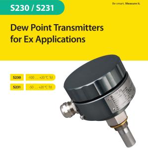 Buy cheap SUTO S231 Compressed Air Dew Point Transmitter For Ex product