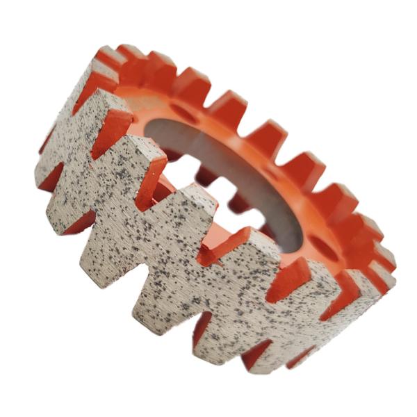 European Segmented CNC Stubbing Milling Wheel for Continuous Diamond Stone
