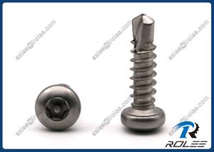 China 18-8/316/410 Stainless Steel Pan Head Torx Tamper Proof Self Drilling Screws on sale