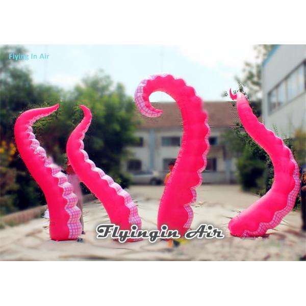 Customized Pink Inflatable Octopus Legs for Events and Advertisement
