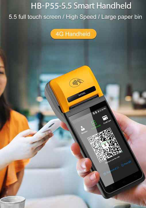POS System With Google Play Store And Internal Printer