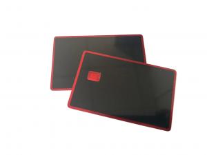 Buy cheap Mirror Gold Sliver Red Black Blank Metal Credit Card With Chip Slot product