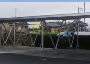 Buy cheap 1.6KN/㎡ Solar Carport Structures Flat Ground product