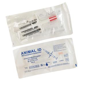Buy cheap 20 Pcs/Bag Iso Transponder Microchip Syringe White Color Pet Id Microchip product