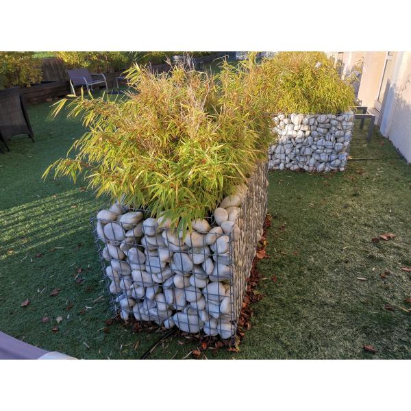 1x1x1m Galvanized Welded Gabion Box PE Coated