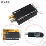 Mini Type 3G SDI To Fiber Optic Converter Aluminum Case With Tally / Reverse