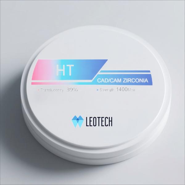 HT High Strength 1400MPa Zirconia Block for Crown/Bridge 98x10-25mm CAD/CAM Dental Disc