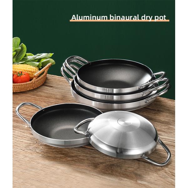 Multi Model Kitchen Wok Pan Extra Thick Aluminium Non Stick Coated