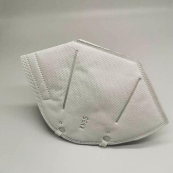 Disposable Medical Respirator Mask Folding Fabric Material With Ce Standard