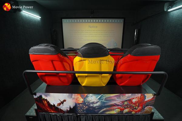 Commercial 7D Movie Theater Free Motion Platform System Dynamic Shooting