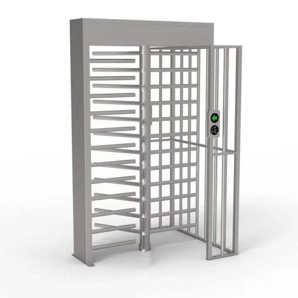 Quality 30-40 Persons/Min Biometric Full Height Turnstile 1500*1500*2300mm for sale