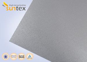 China Heat Retardant Door PTFE Coated Fiberglass Fabric 610g Thermal Case E Glass Fiberglass on sale