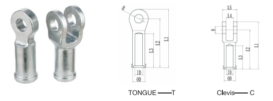 Steel Tongue and Clevis Insulator Fitting