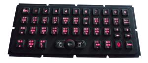 Buy cheap Silicone Rubber Ruggedized Keyboard with Hula Pointer Backlight product