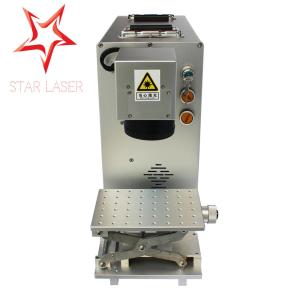 China Non Metal Serial Number Engraving Machine , 30 W Fiber Laser Marking Machine on sale