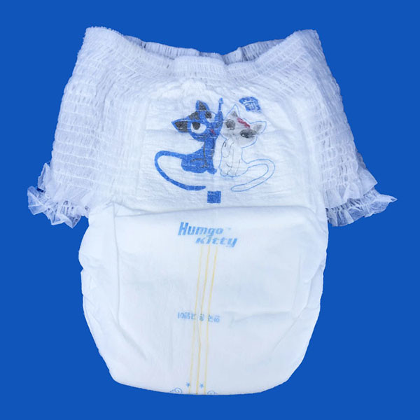 Full Servo Pant Type Baby Diaper Production Line 380VAC With Nordson Glue Machine