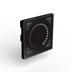 Smart Touch Screen Dimmer Switch 90 * 90mm Modern Push Button 5 Years Guarantee