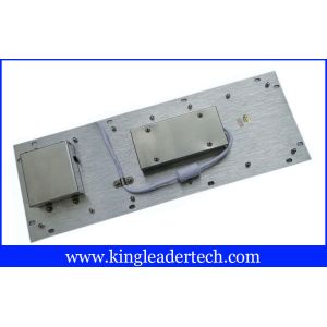 Panel Mount Illuminated Metal Keyboard High Resistant With Optical Trackball