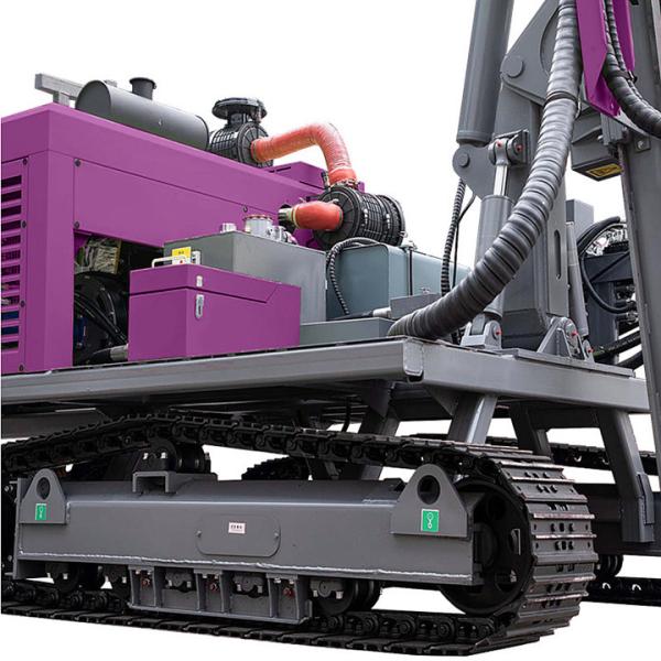Highway Guardrail Piling Machinery with 6000 KG Capacity and 30m Drilling Depth