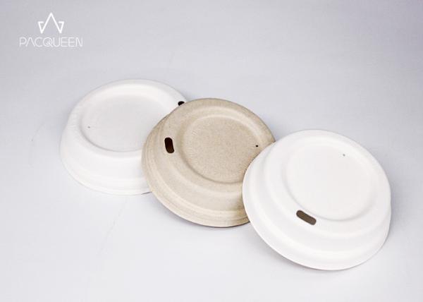 Compostable Disposable Lids Leakage Free Unique Styles Eco Friendly