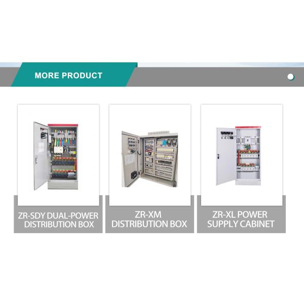 Customizable Lightweight High-Strength 60-630A Electrical Dual-Power Distribution Box