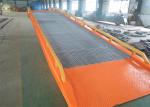 Mobile Container Dock Ramp With Hydraulic Retractable Support Leg