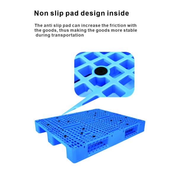 PP/PE Material Single Faced Mesh Plastic Pallet for Warehouse and Supermarket Storage
