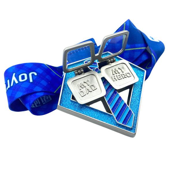 Quality Personalised Father's Day Holiday 10K Running Events Finisher Awards for sale