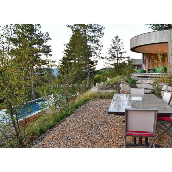 Hotel Container Houses for End Hotels Luxury Modern Wooden House Steel Structure Round House Senglin Holiday House