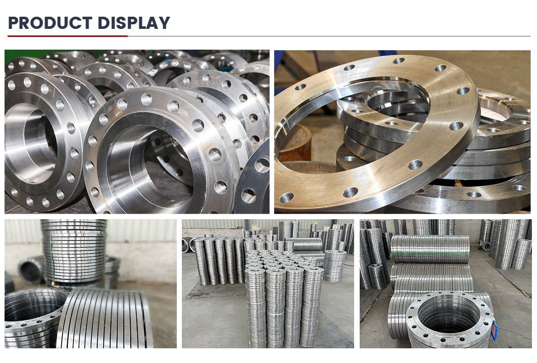 BV Certified Factory DN15-DN600 Customized Flange ASTM A105 Q235 SS304 SS316 SS304L SS316L Flange Used for The Connection Transport Water Oil Gas