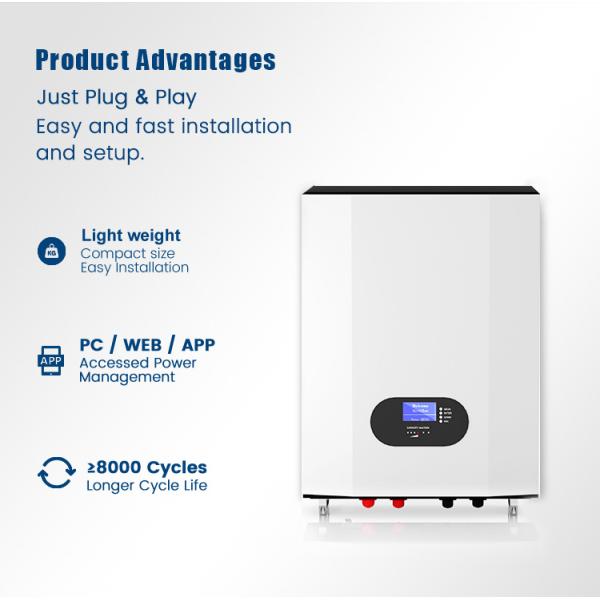 OEM ODM LiFePO4 lithium battery Wall Mounted Home Backup Battery Pack Rechargeable 5kwh 7kwh 10kwh lithium battery packs