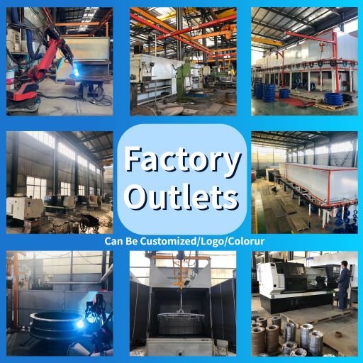 8" 4" 6" Flange Adapter Dn1600 Carbon Steel Blue Epoxy Resin Coated Flange Disassembly Joint