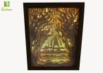 POS Retail Display Props , Cut Out Light Box Backlit Inside With Changing Color